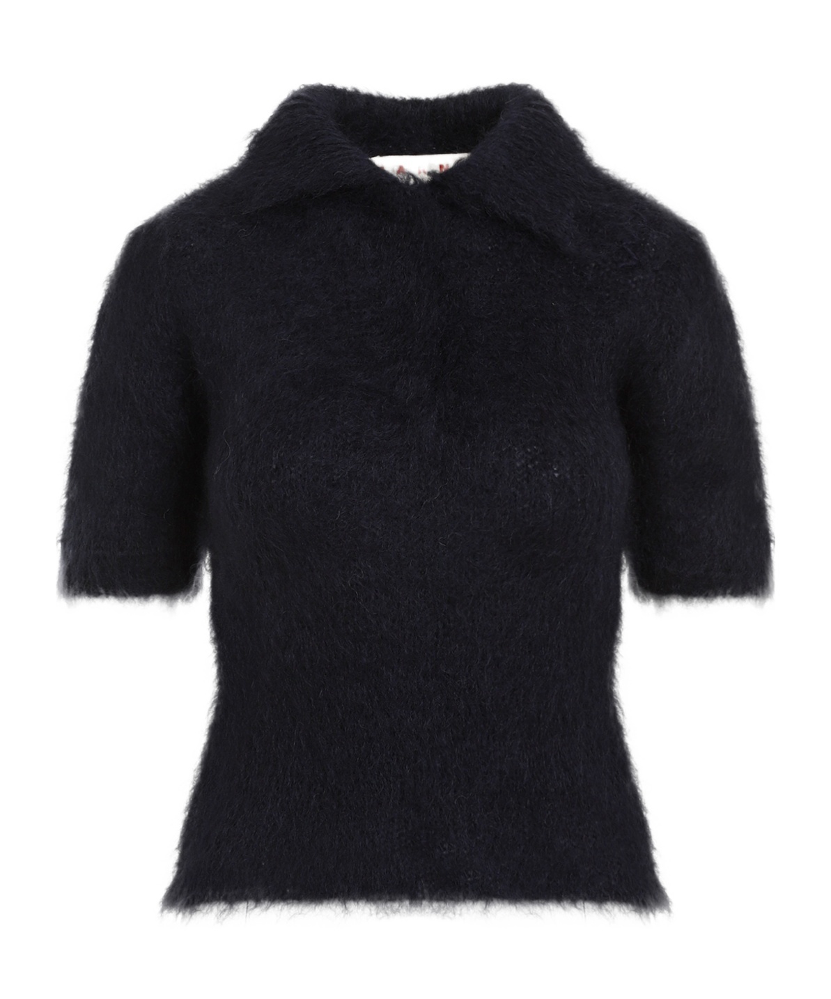 Marni Mohair Polo In Black