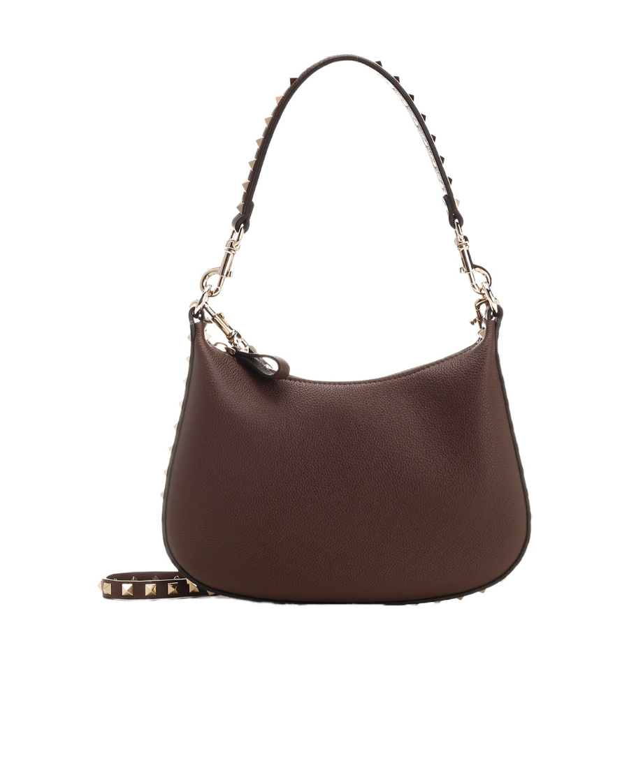 Valentino Small Rockstud Leather Shoulder Bag In Multicolor