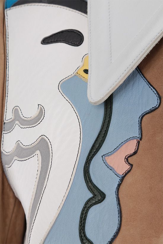 Miu Miu Long-sleeved Coat In Multi