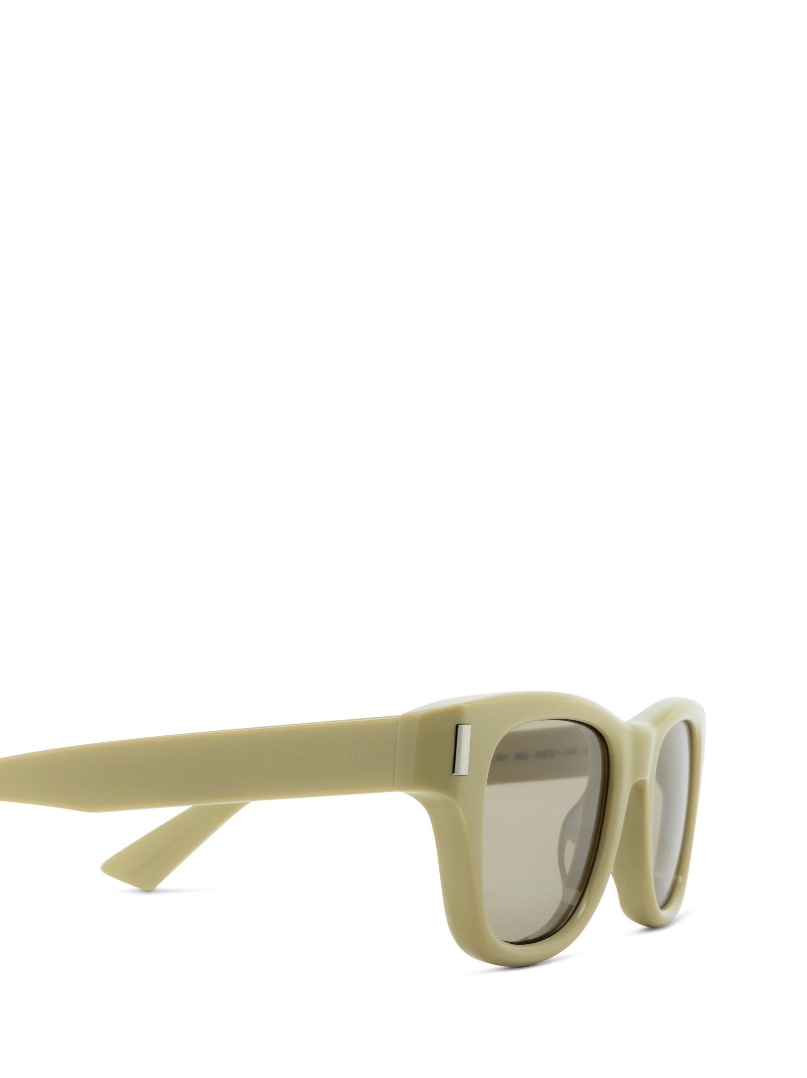 Saint Laurent Full Frame Sunglasses In Nude