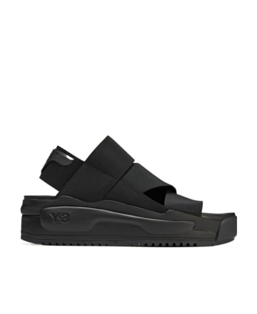 Y-3 Y-3 LOGO EMBOSSED OPEN-TOE SANDALS