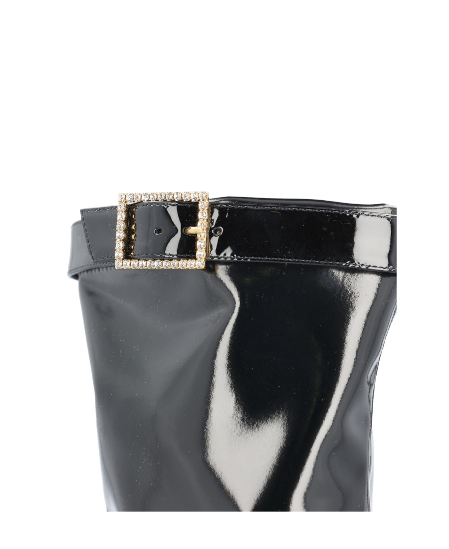 Saint Laurent Elle Knee-high Boots In Black