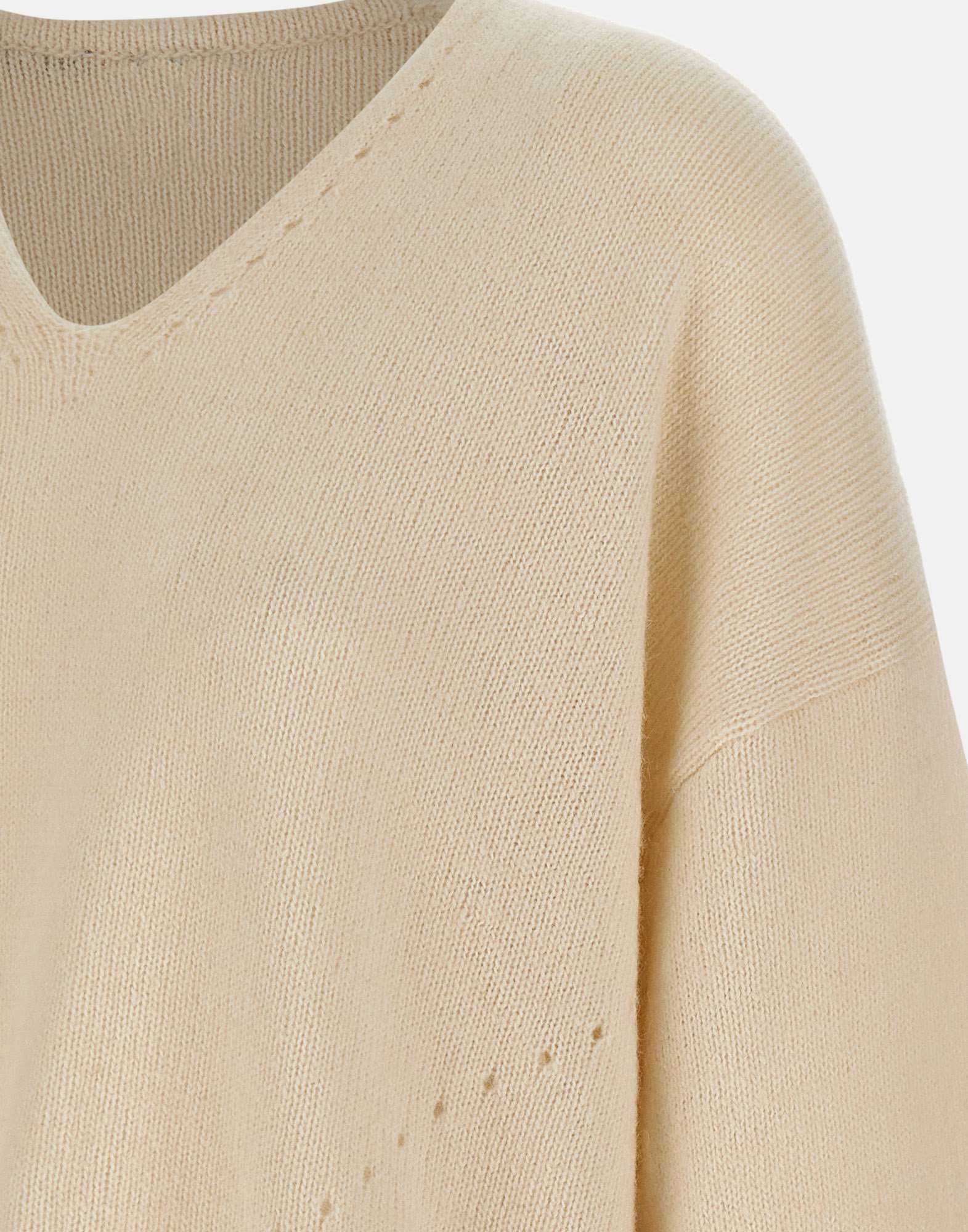 Hugo Boss Long-sleeved Sweater In Neutral