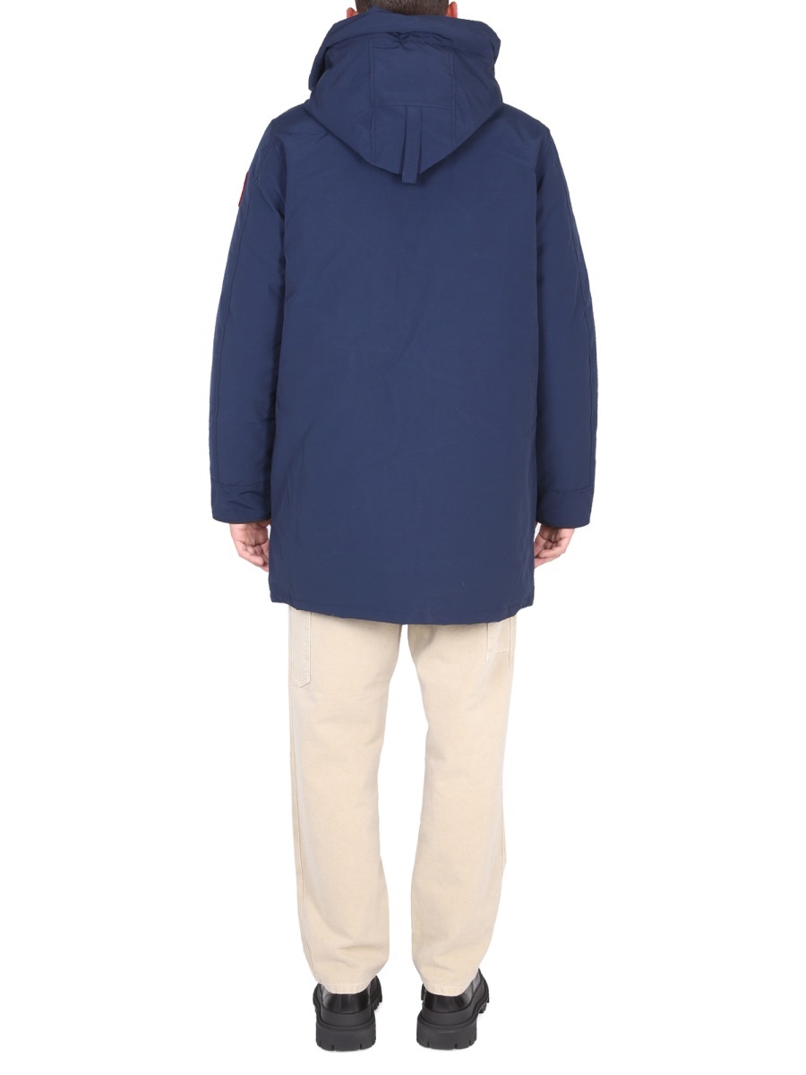 Canada Goose Padded Coat In Blue