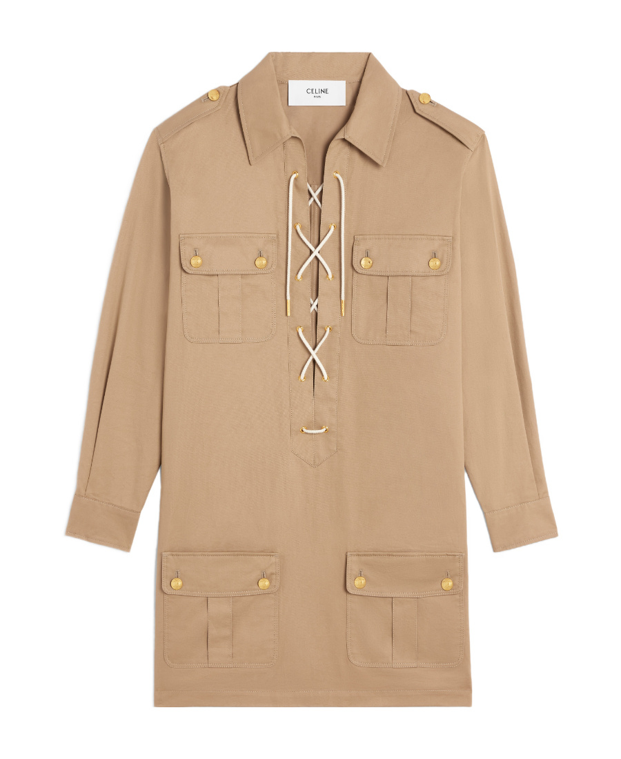 Celine Mini Dress In Nude