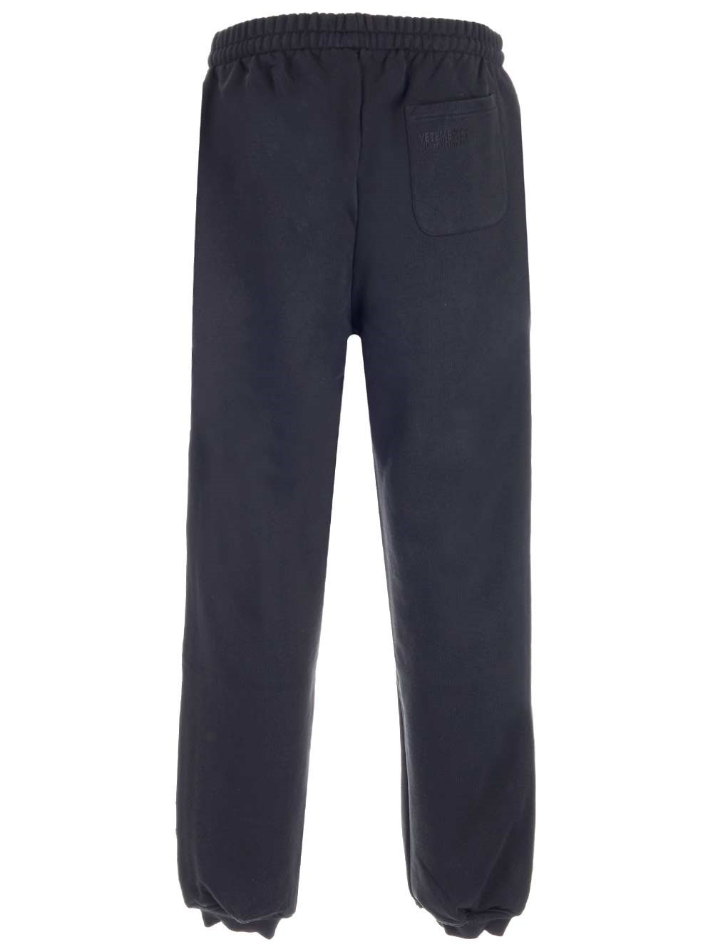 Vetements Logo-tape Track Pants In Black