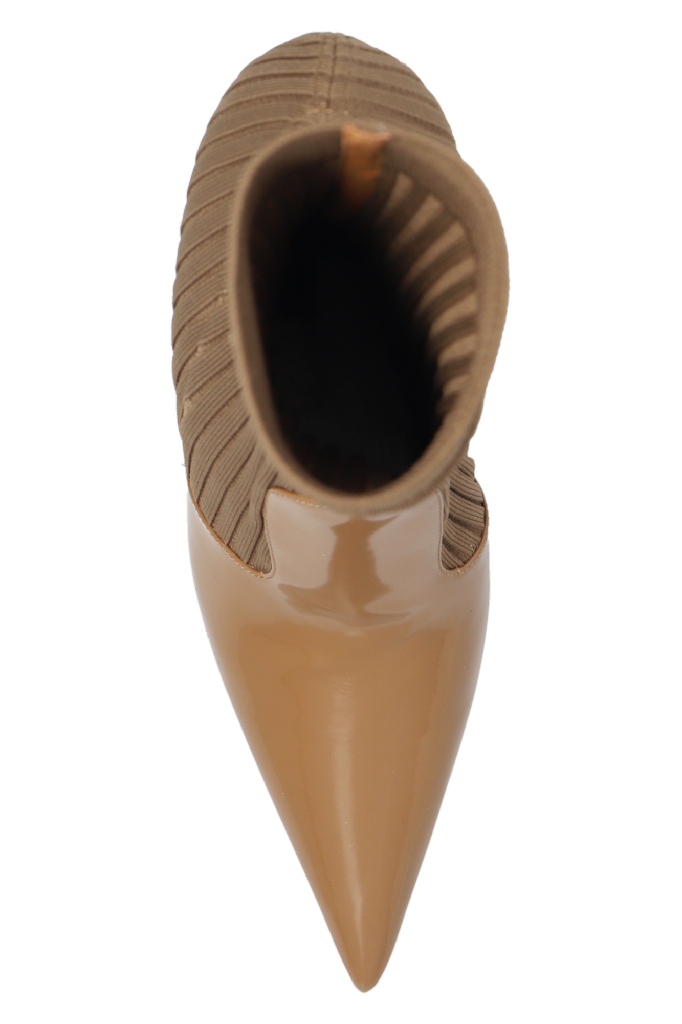 Dolce & Gabbana 105mm Pointed-toe Ankle Boots In Brown