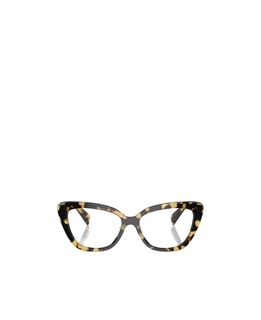 Miu Miu Tortoiseshell-effect Cat-eye Glasses In Brown