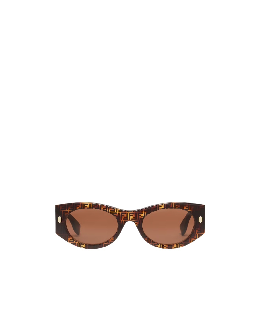 Fendi Baguette Sunglasses In Brown
