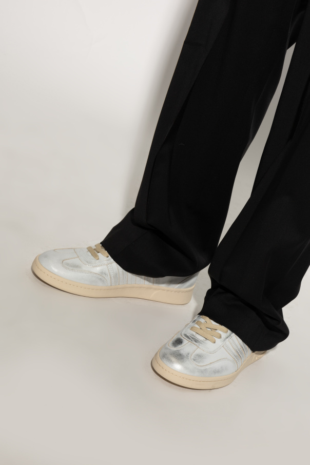 Dsquared2 Fighter Low-top Round Toe Sneakers In White