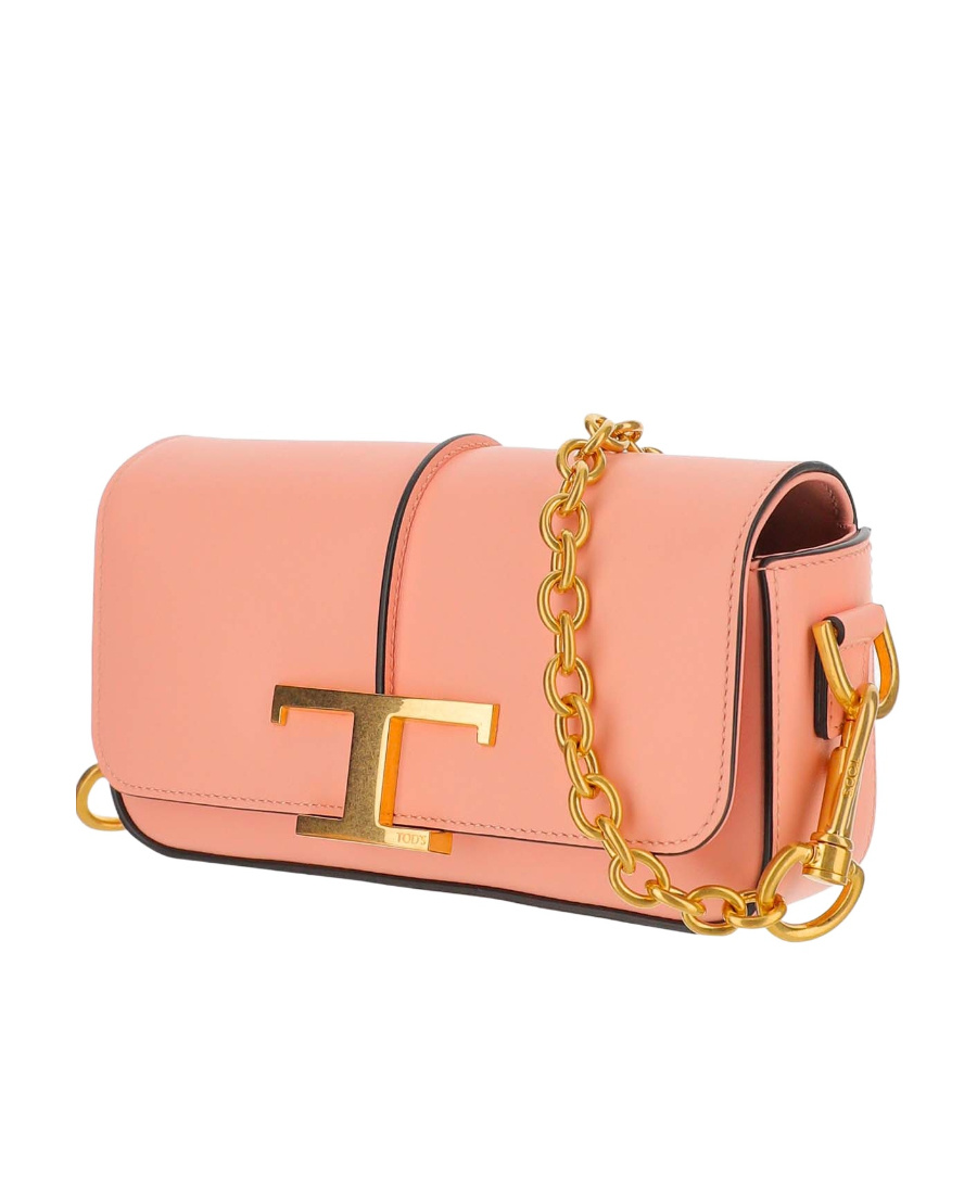Tod's Mini T Timeless Shoulder Bag In Pink