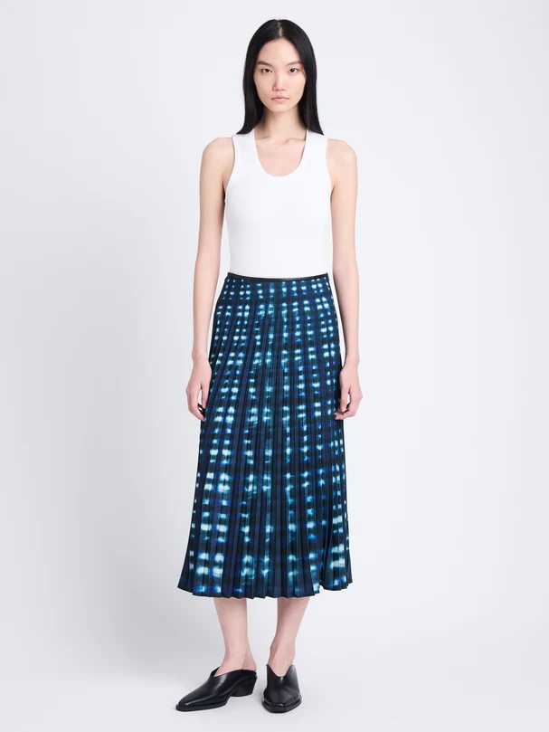 PROENZA SCHOULER PLEATED A-LINE SKIRT 