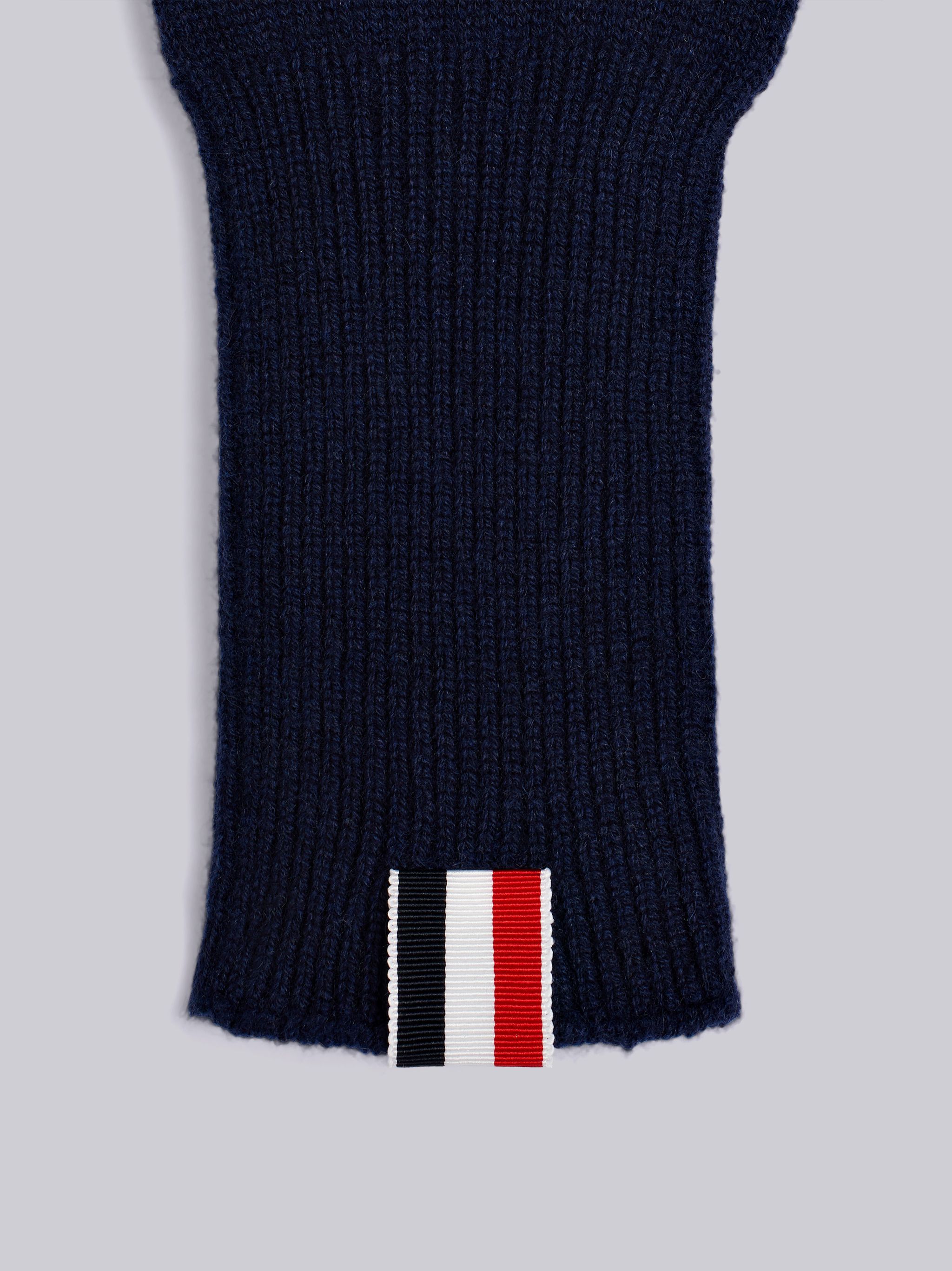 Thom Browne Rib Cashmere Gloves Blue