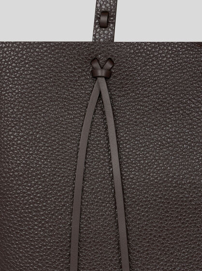 Etro Essential Medium Leather Tote Bag With Threading