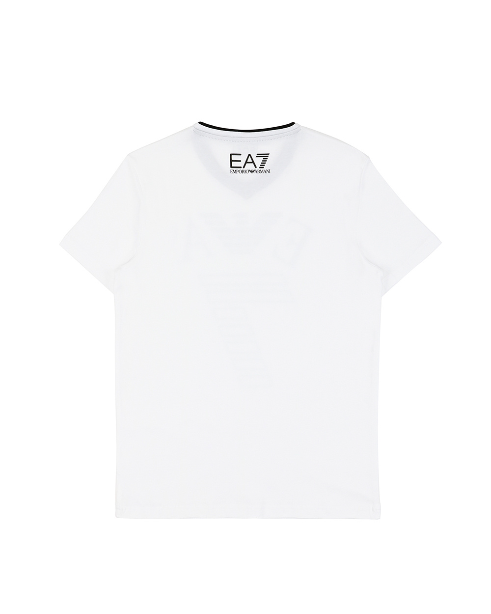 EA7 LOGO T-SHIRT WITH ROUND NECK