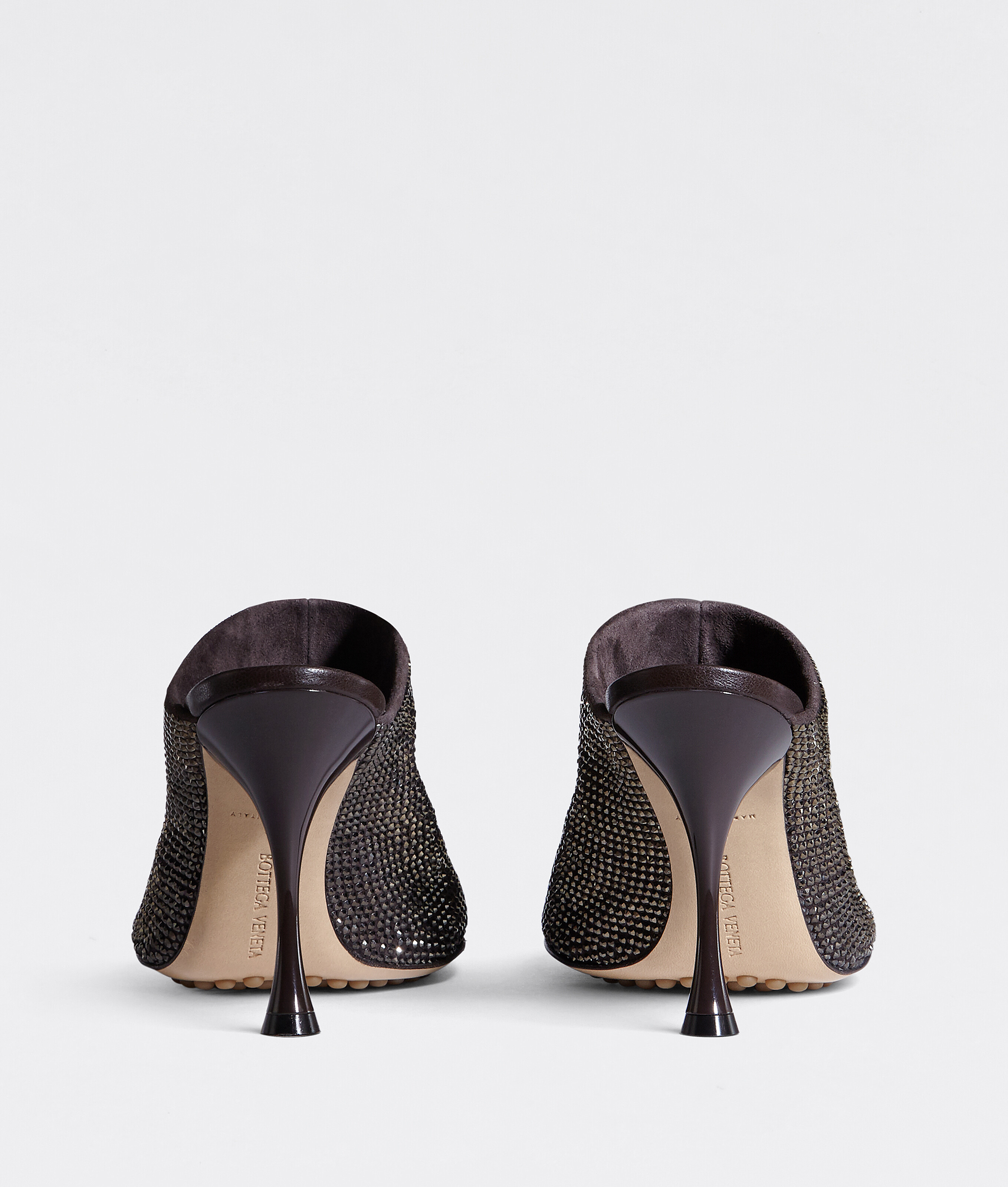 BOTTEGA VENETA DOT SOCK 90MM EMBELLISHED MULES