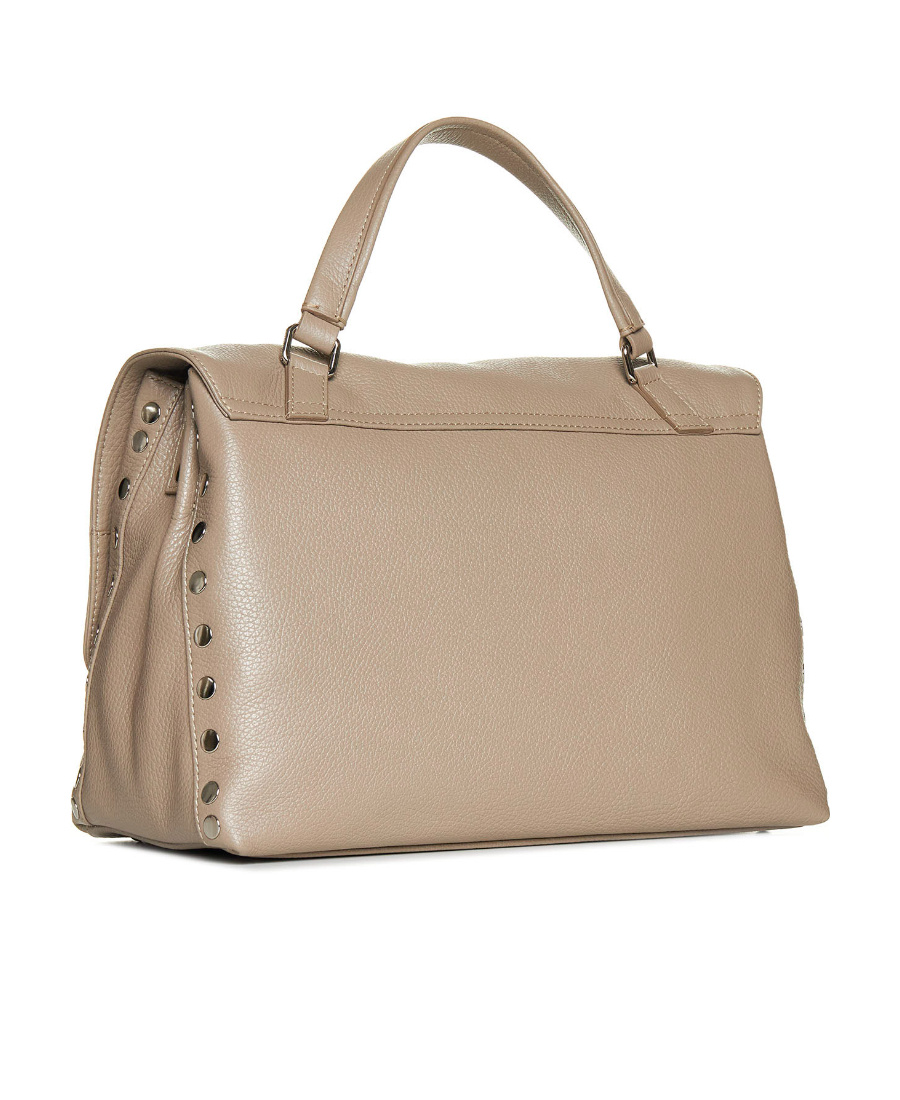 Zanellato Postina Daily Twist-lock Medium Tote Bag In Nude