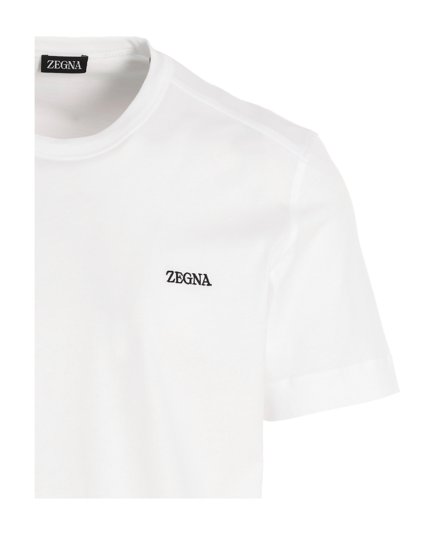Zegna Versatile Crew Neck T-shirt In White