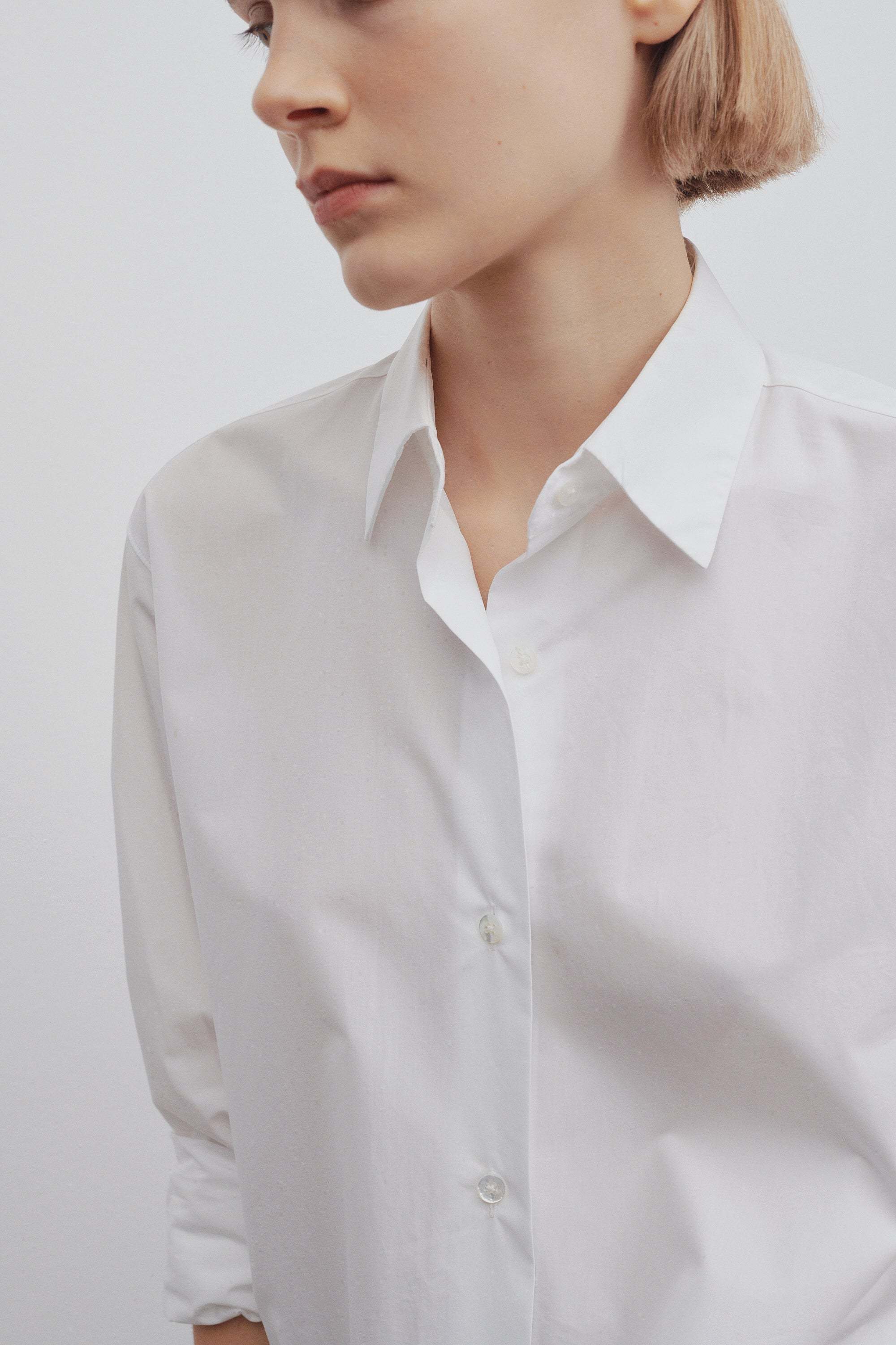 The Row Cotton Sisilia Shirt In White