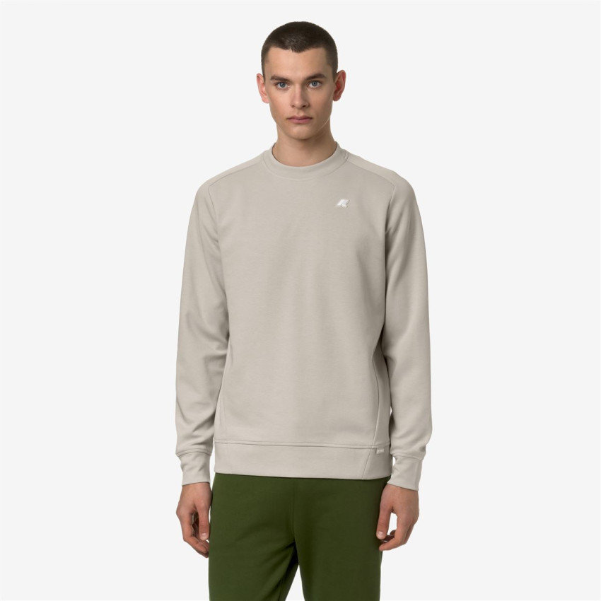 K-way Medine Logo Crew Neck Sweatshirt In Nude