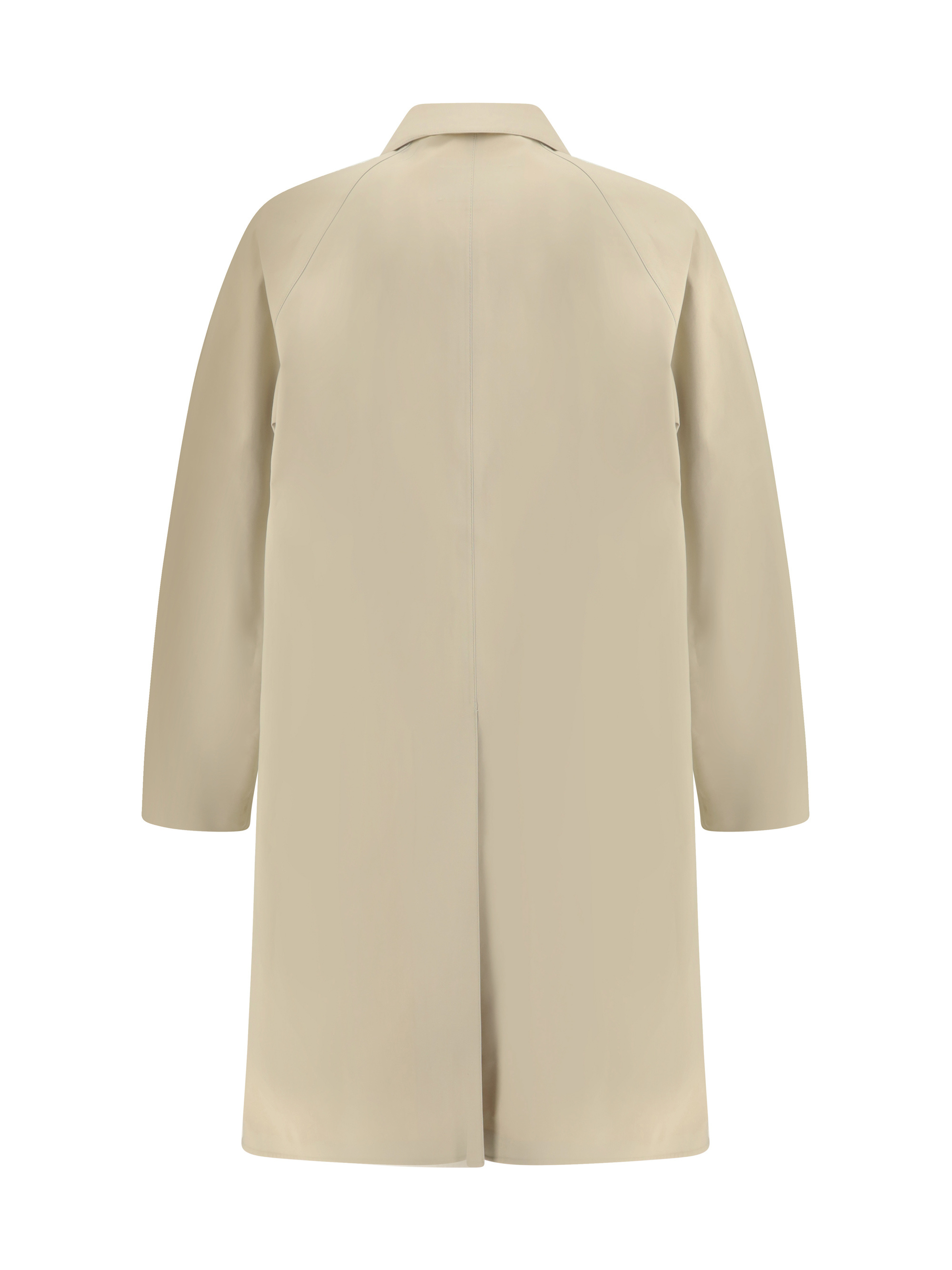 Givenchy Welt-pockets Cotton Trenchcoat In Brown
