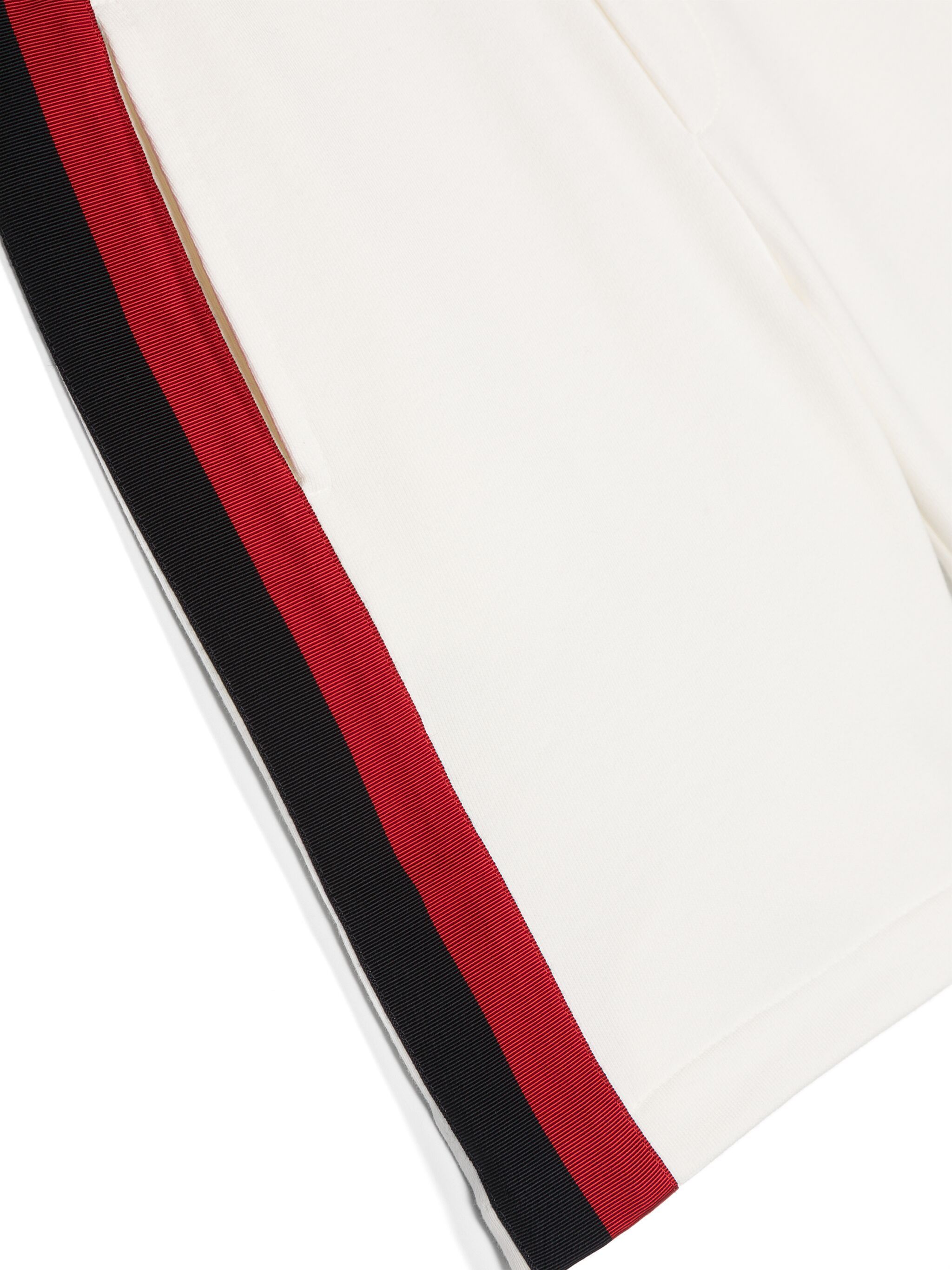 Moncler Cotton Fleece Shorts In White