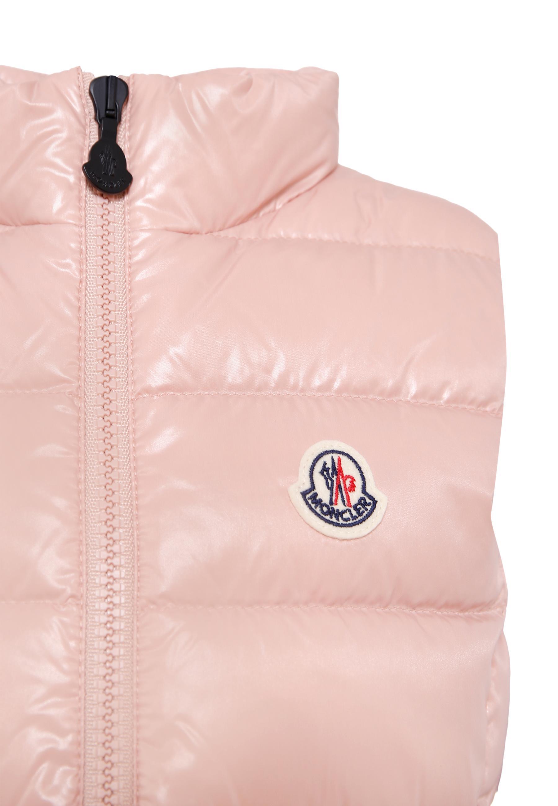 Moncler Ghany Down Vest In Pink