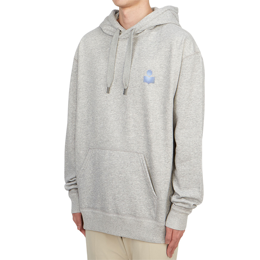 Isabel Marant Logo Hooded Sweater In White