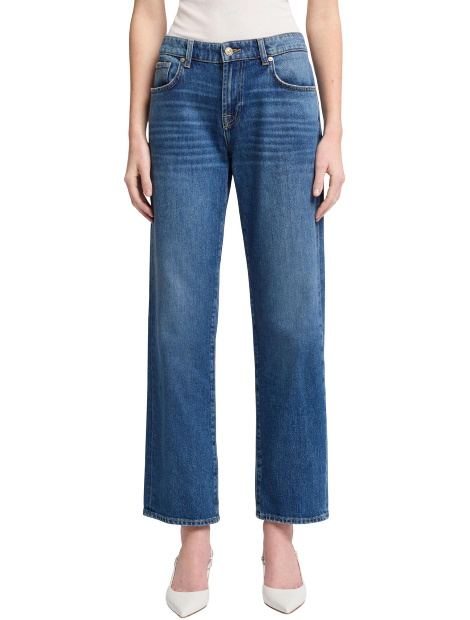 7 For All Mankind Blue Calie Jeans