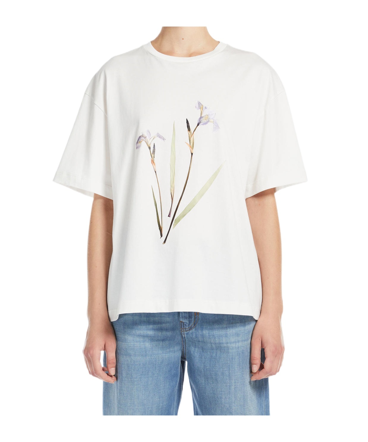 Weekend Max Mara Short-sleeve T-shirt In White