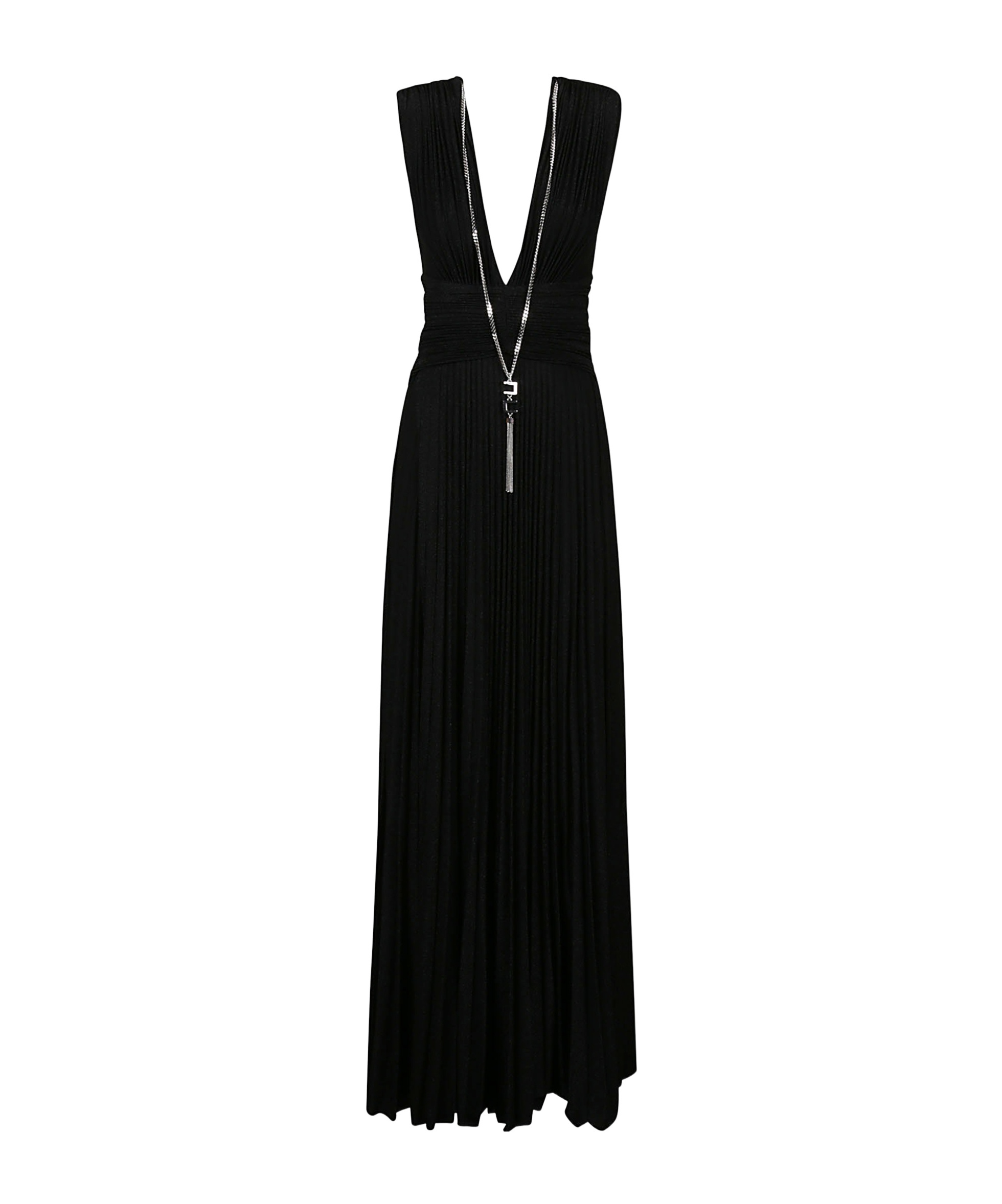 Elisabetta Franchi Red Carpet Long Dress In Black