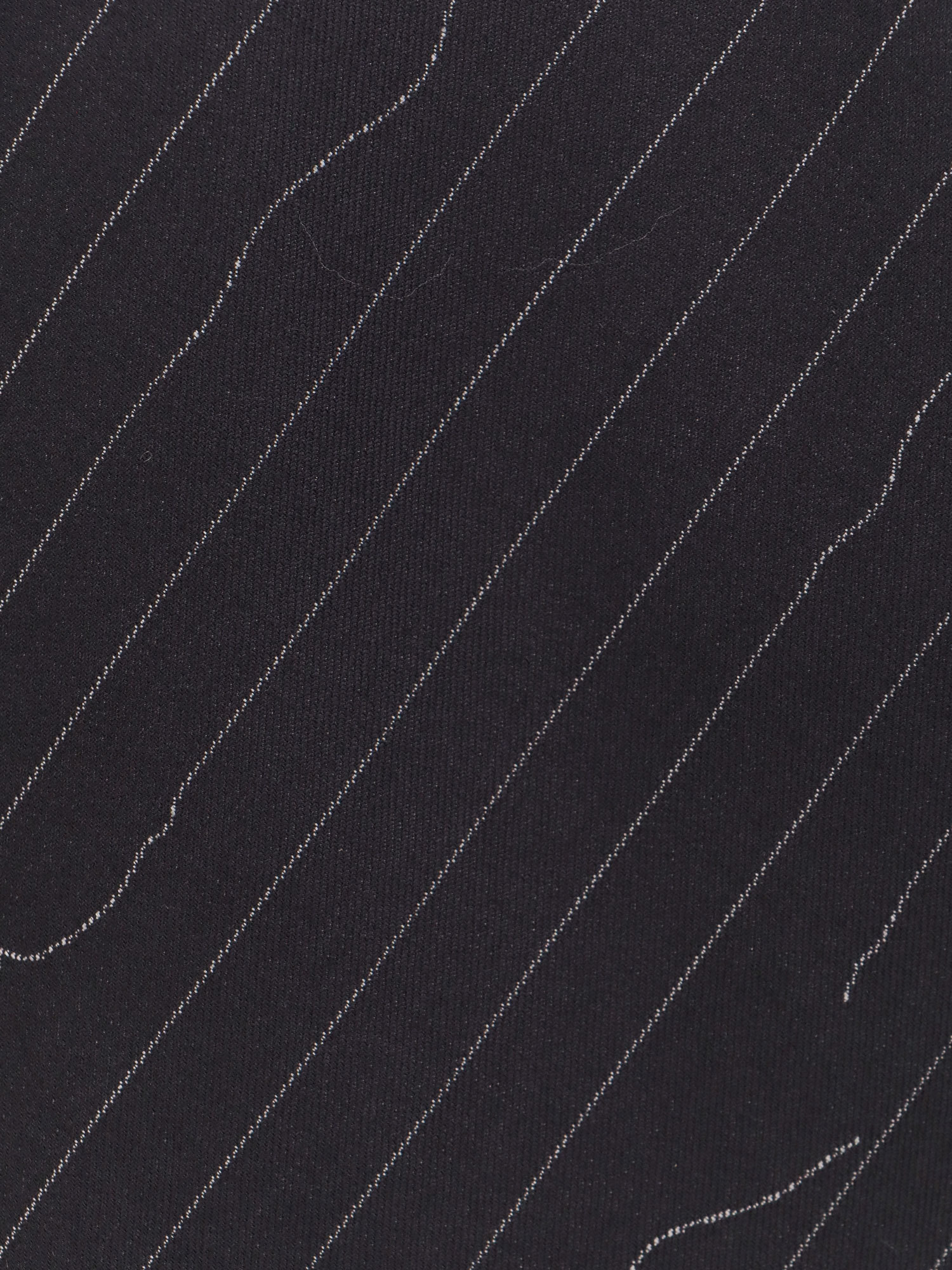 Off-white Pinstripe Draped Miniskirt In Black