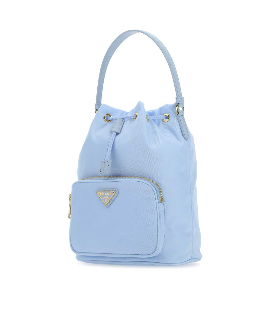 Prada Padded Nappa-leather Re-edition Shoulder Bag In Blue