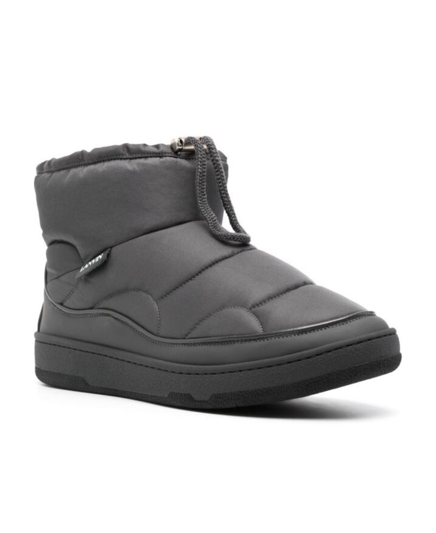 Lanvin Padded Ankle Boots In Black