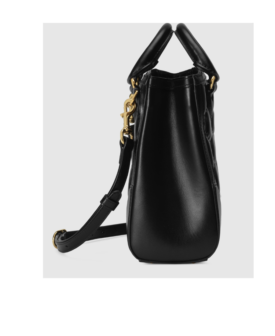 Gucci Gg Logo-embossed Mini Tote Bag In Black