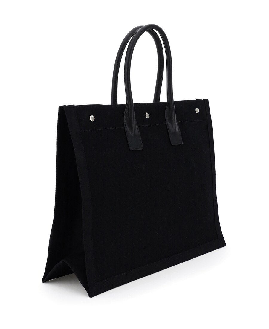 Saint Laurent Rive Gauche Tote Bag In Black