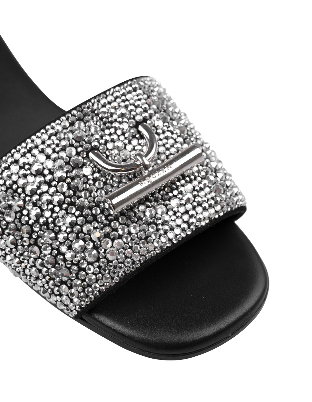 Alexander Mcqueen T-bar Sandals In Black