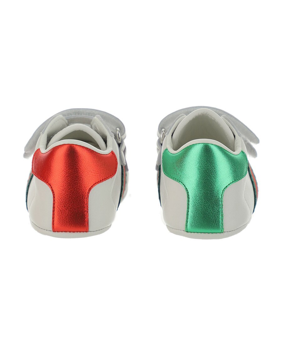 Gucci Ace Touch-strap Sneakers In White