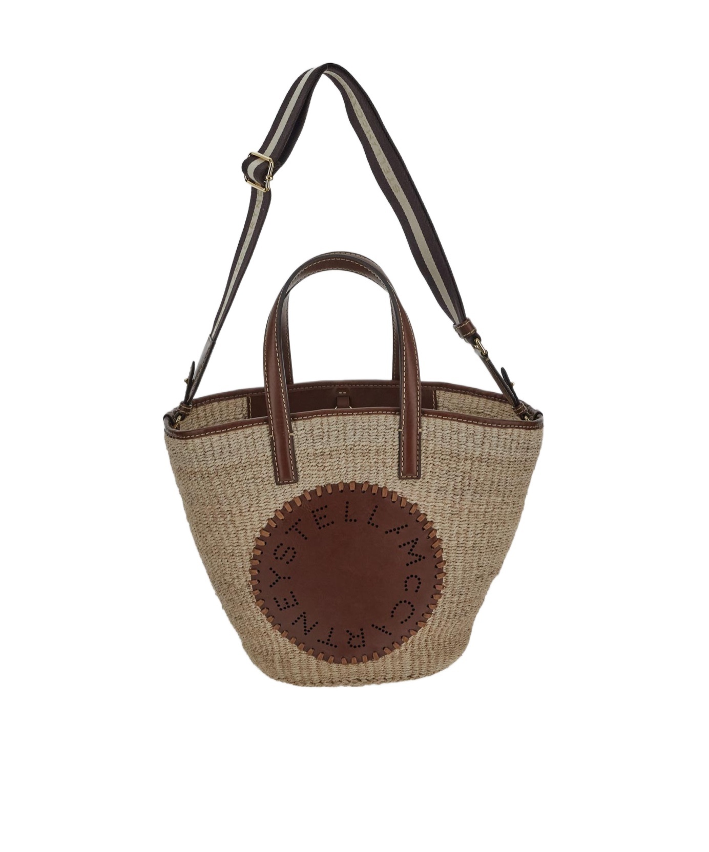 Stella Mccartney Appliqué-logo Tote Bag In Multicolor