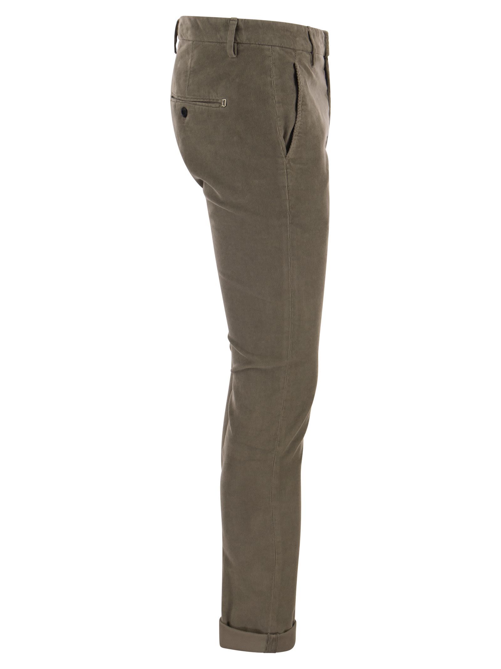 Dondup Men's Gaubert - Slim Milleraies Trousers In Green