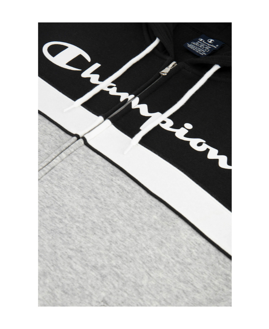 Champion Logo Details Sports Suit In Black