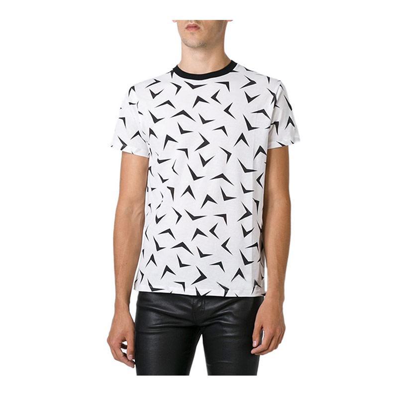 Saint Laurent Printed T-shirt In White