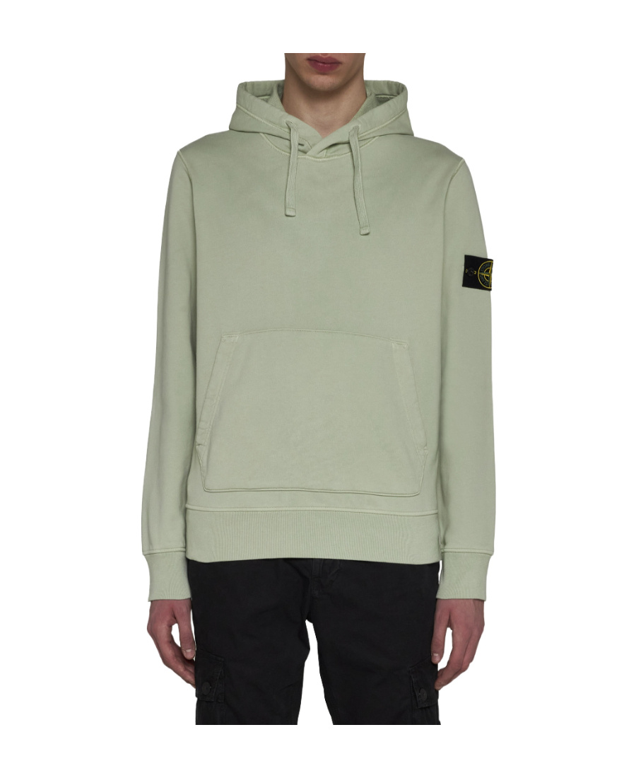 Stone Island Hoodie In Green