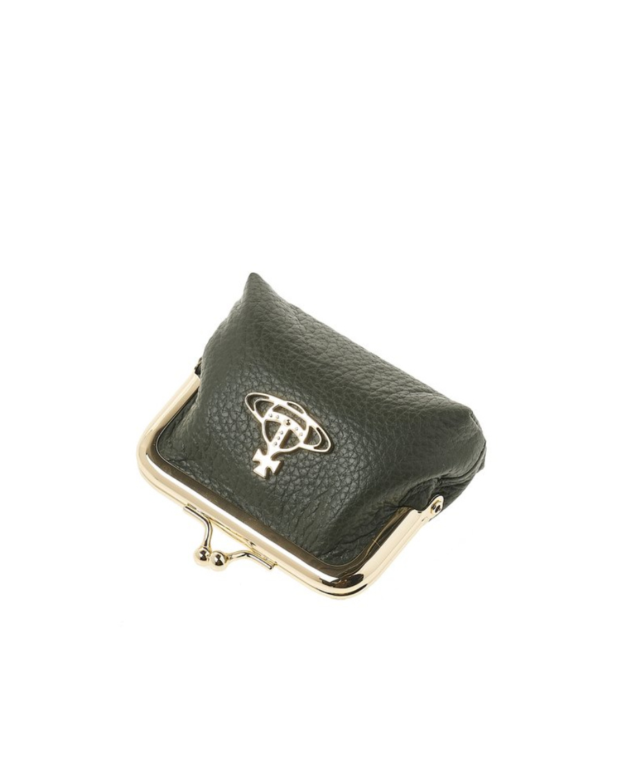 Vivienne Westwood Logo Wallet In Green