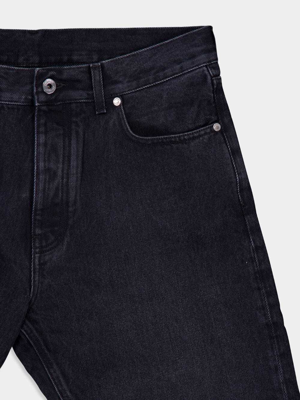 Off-white Belt-loop Jeans In Black