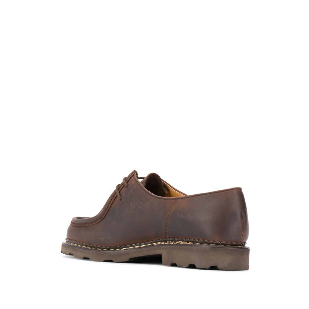 Paraboot Logo Loafers In Brown