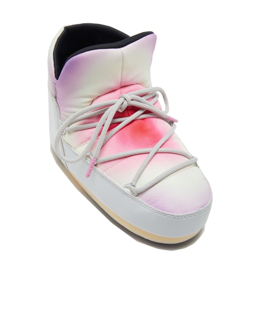 Moon Boot Icon Pumps Tie-dye Boots In Gray