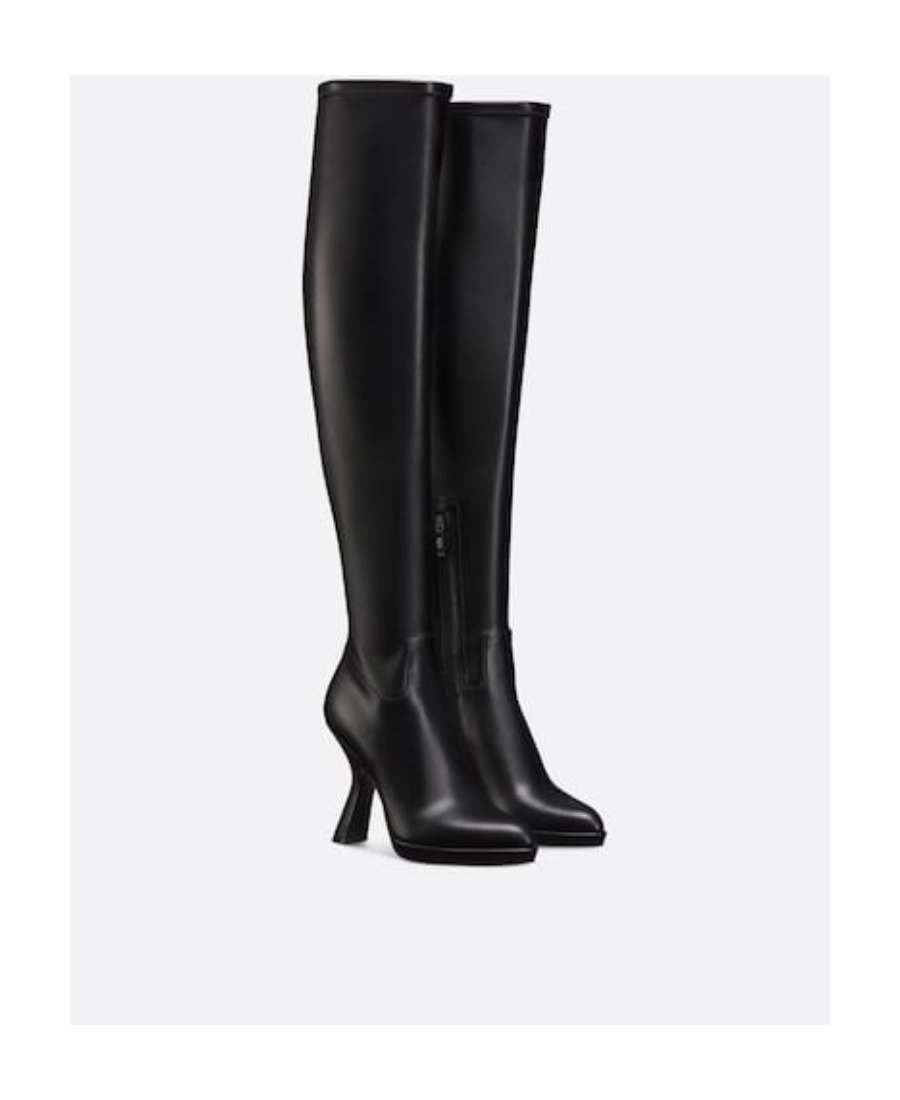 Dior Pointed Boots In Black