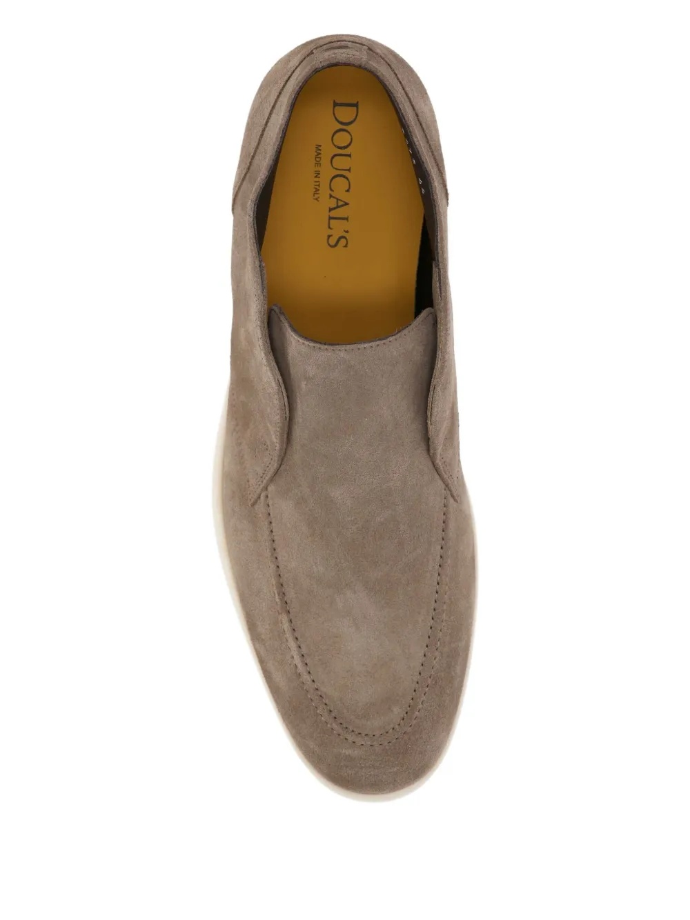 Doucal's Round Toe Casual Shoes In Brown
