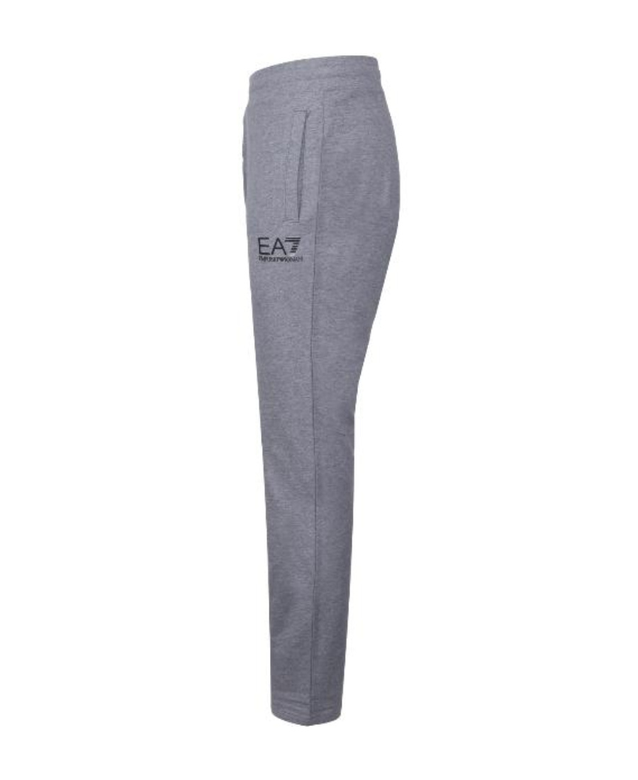 Ea7 Logo Details Sweatpants In Gray